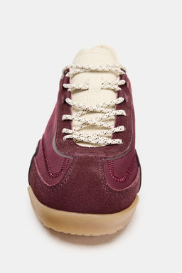 DEPORTIVA CONTRASTE / Rojo Burgundy - Zara фото 3