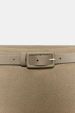 BELTED KNIT SKIRT - Zara фото 8