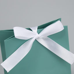 Пакет подарочный с лентой Тиффани, 13 19 9 см - Дарите счастье фото 5