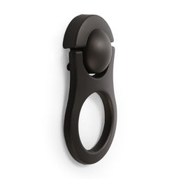 Цена за 3 шт. Ручка-кнопка CAPPIO OPENER, алюминий, цвет графит