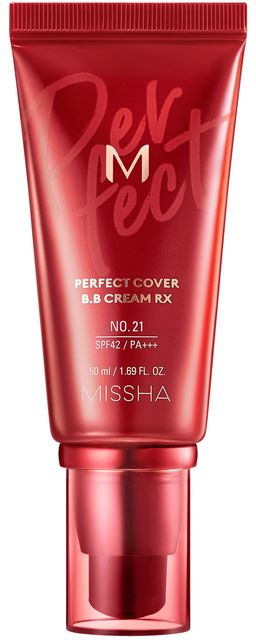 . №21 MISSHA M Perfect Cover BB Cream RX SPF42/PA+++