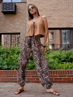 брюки джоггеры из хлопка - Binita фото 3