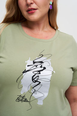 Футболка Рассвет оливковый - Intikoma фото 5