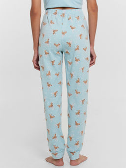 Пижама женская голубая с принтом Wild mood тихая вода +оленята с бантиками 592514 - Mark formelle фото 4