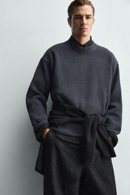 CHENILLE TEXTURED JUMPER - Zara фото 12