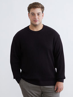 Bisiklet Yaka Erkek Triko Kazak