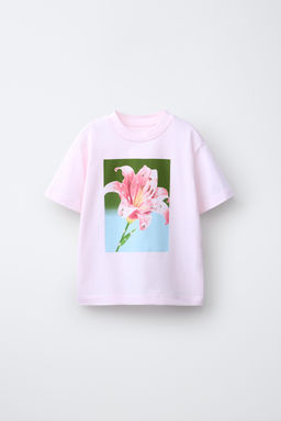 CAMISETA ESTAMPADO FOTOGRAF?A STRASS / Rosa