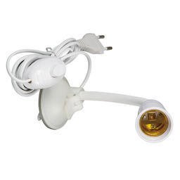 TLI-282 WHITE E27 PLANT BOX Светильник на присоске для фитоламп с выключателем. Цоколь E27. Белый. ТМ ФитоЛето