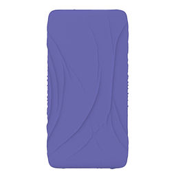 Простыня 1,5 спальная на резинке "Ночная фиалка" 120х200см, свесы 27см, сатин 135г/м2, хлопок 100%, упаковка "классическая" ПВХ 28х41см, "Домашняя мода" (Россия)