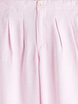 Beli Lastikli Pileli K?z ?ocuk Pantolon