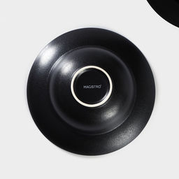 Тарелки для пасты Magistro Carbon, d=19,5 см, набор 2 шт, фарфор, чёрные  фото 5