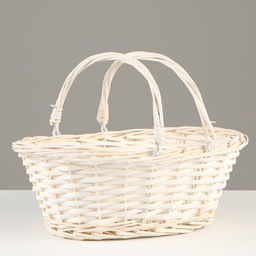 Корзина плетёная для хранения, 32×25×13 см, подвижные ручки h=10 см, ива