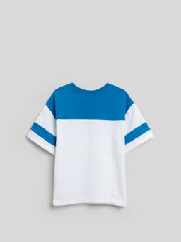 ACOOLA / Футболка детская для мальчиков Jabbar бело-голубой  фото 2