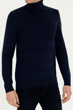 Мужской темно-синий свитер - U.s. polo assn фото 6