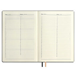 Ежедневник недатированный ESCALADA, А5+, 160 л., арт. 67184/ 10 САРИФ ЧЁРНЫЙ