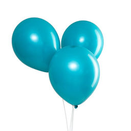Воздушные шары латексные 12", пастель, 50 шт., бирюзовые