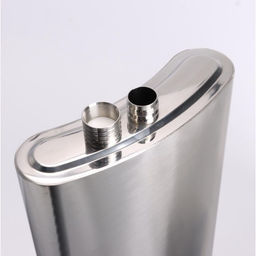 Фляжка СССР, нержавеющая сталь, чехол, 5.15 л, с 4 шампурами l-40 см - Сима-ленд фото 2