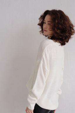 Базовый пуловер с V-образным вырезом - Martichelli фото 19