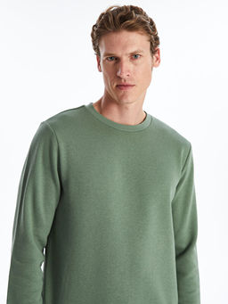 Bisiklet Yaka Uzun Kollu Erkek Sweatshirt - Waikiki фото 2