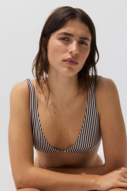 Top de bikini triangular con relleno - H&m фото 5