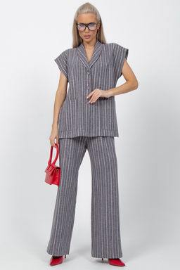 Брюки Орлеан (полоска/серый)
