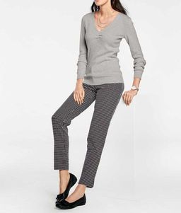 Пуловер, серый - Patrizia dini фото 6