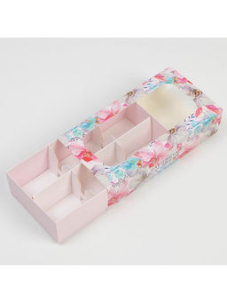 Цена за 5 шт. Коробка под 6 конфет Расцветай от счастья, 10.2 х 20 х 5 см - Дарите счастье фото 4