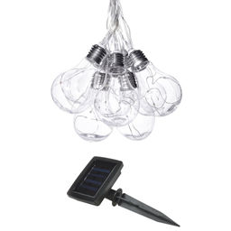 USL-S-126/PT4000 BULBS Садовая гирлянда на солнечной батарее Лампочки. 40 светодиодов. Разноцветный свет. 1*АA Ni-Mh аккумулятор в/к. IP44. TM Uniel