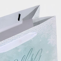 Пакет ламинированный квадратный Вьюга, 22 22 11 см - Дарите счастье фото 5