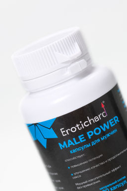 Капсулы возбуждающие для мужчин Erotichard, MALE POWER, 20 капсул