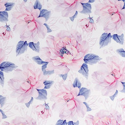 Цена за 10 шт. Бумага упаковочная глянцевая Нежные цветы, 70?100 см