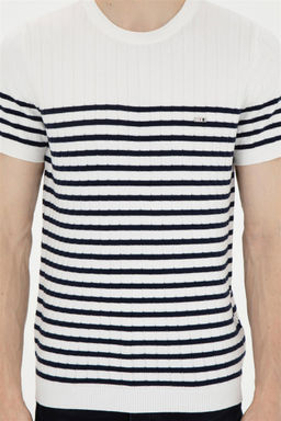 Мужской свитер цвета экрю - U.s. polo assn фото 6