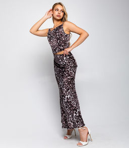 Костюм #БШ2503, белый,коричневый