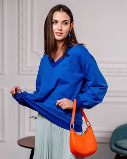 Свитшот Футер 2-х нитка с V-образным вырезом - Sahar art lab фото 3