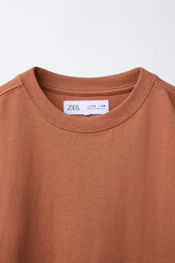 PLAIN MEDIUM WEIGHT T-SHIRT - Zara фото 3