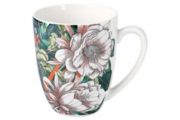 Кружка Тропические цветы, 0,42 л