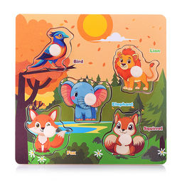 Пазл-вкладыш "Животные"