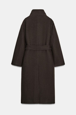OVERSIZED WOOL COAT ZW COLLECTION - Zara фото 3