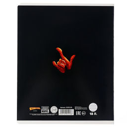 Цена за 20 шт. Тетрадь в линейку 18 листов, 5 видов МИКС, обложка мелованный картон, Человек-паук - Marvel фото 8