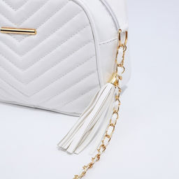 Сумка кросс-боди на молнии, цвет белый - Simaland фото 6