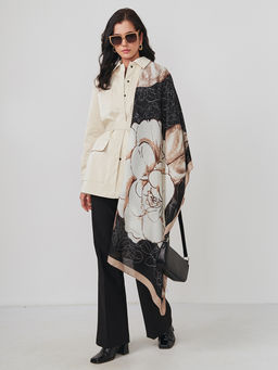 Большой, мягкий, тонкий и очень нежный двусторонний палантин - Tantino фото 2