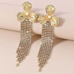 Серьги длинные на гвоздиках арт. 13 1438 (id 266704) - Rada фото 3