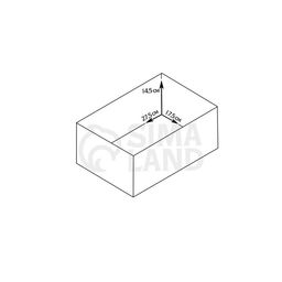 Кашпо - ящик деревянный 30х20х14,5 см сосна - Дарим Красиво фото 5