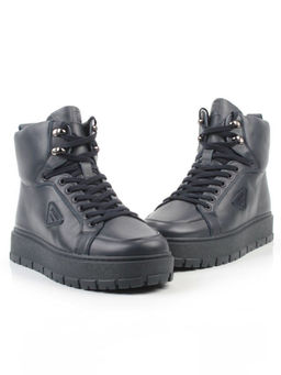 05-AW1002-2M DK. BLUE Ботинки зимние мужские (натуральная кожа, натуральный мех)