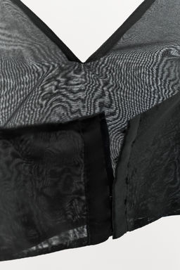 100% SILK CROP TOP - Zara фото 4