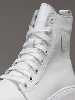 Ботинки 214.1918w. белые/Шерсть