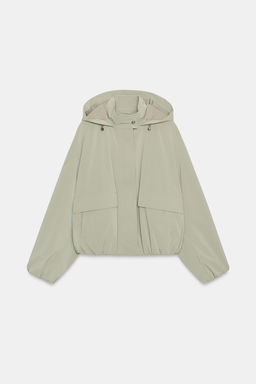 COATED HOODED JACKET - Zara фото 28