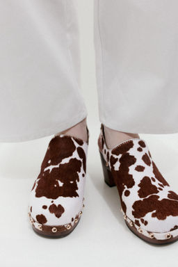 Zuecos de piel con tac?n - H&m фото 2