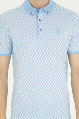 Мужская голубая футболка - U.s. polo assn фото 6