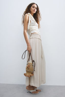 Maxifalda con borlas - H&m фото 4